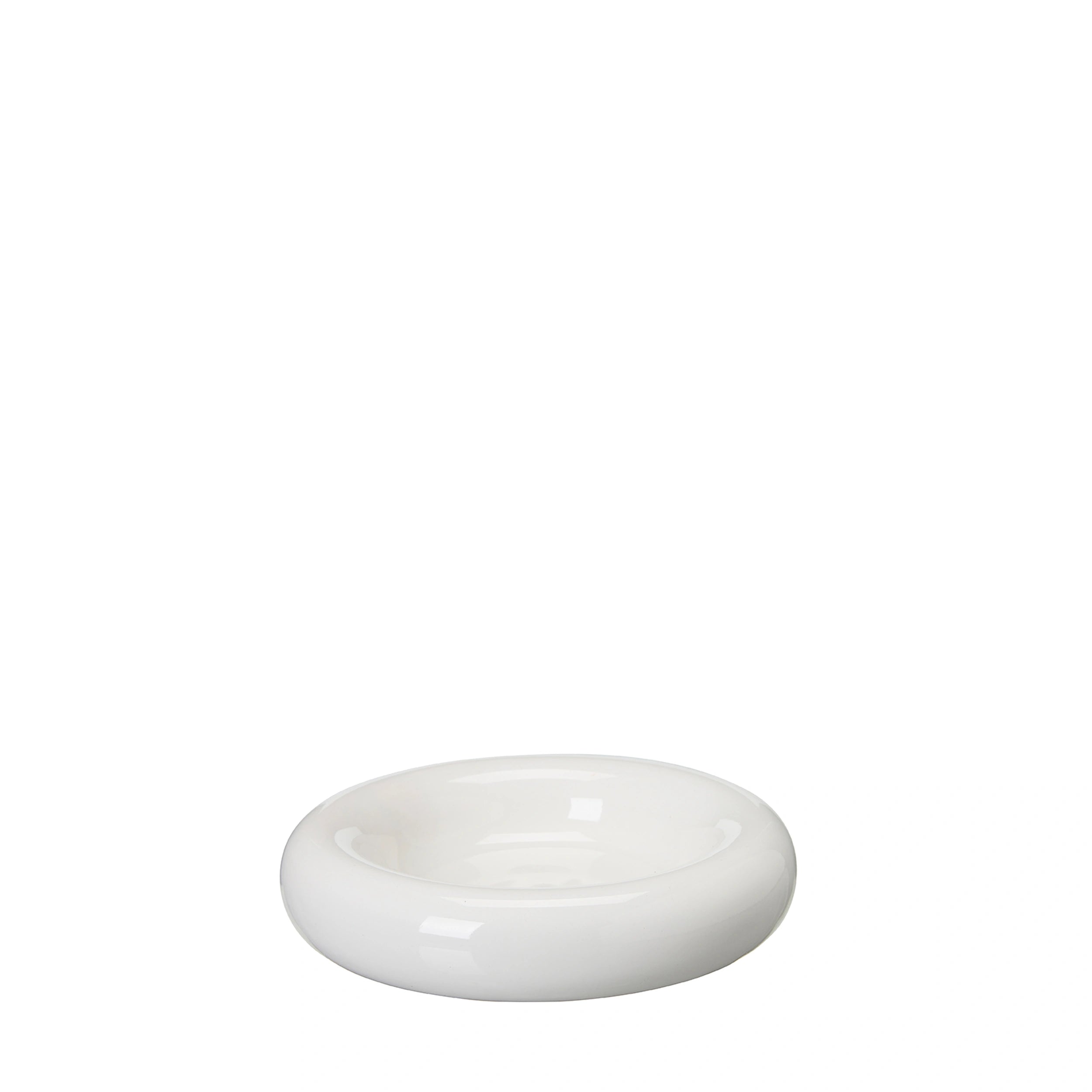 Διακοσμητική Πιατέλα Briella - Πορσελάνη Άσπρη Ø12,5 x 18 x 4 cm HintsDeco 