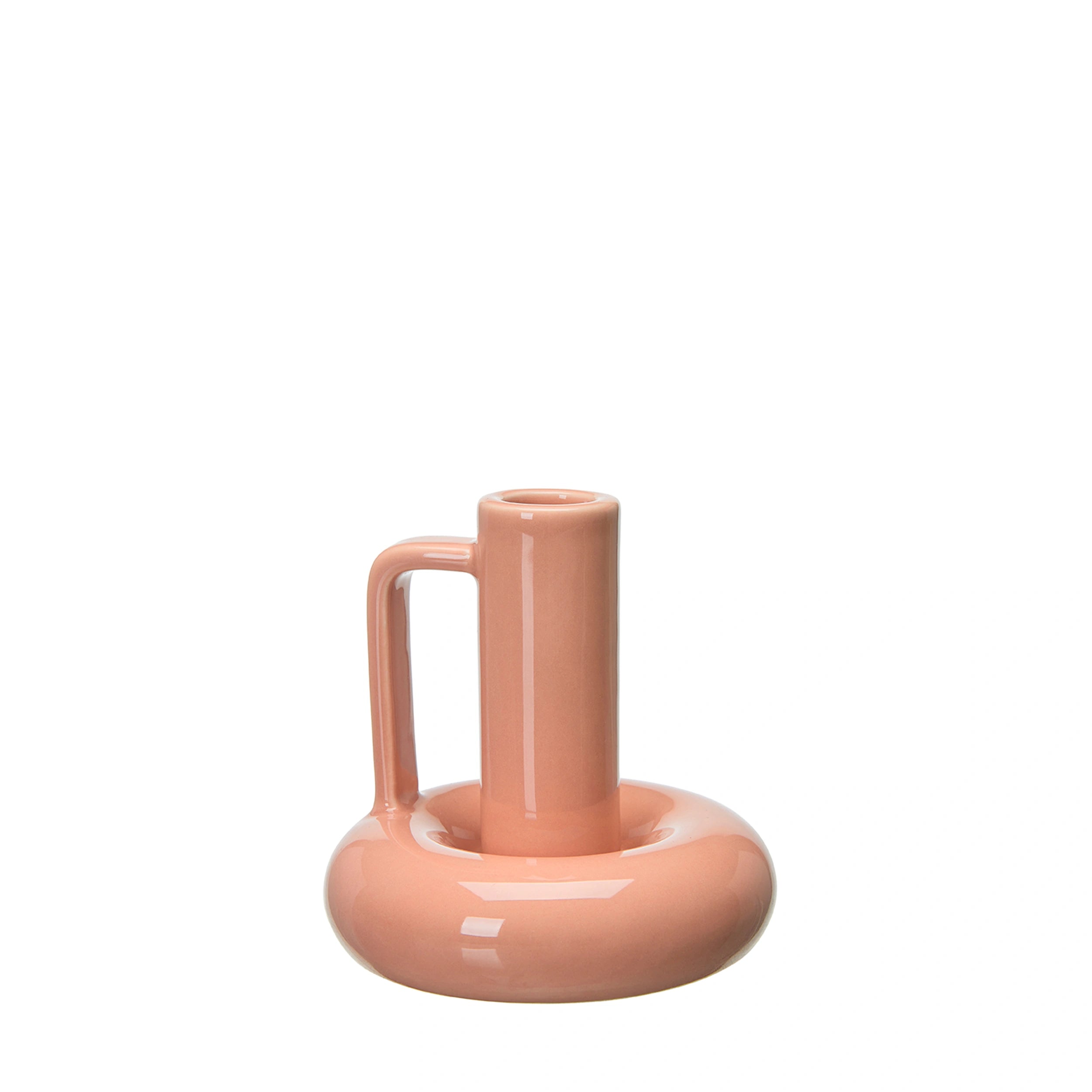 Κηροπήγιο Amara - Δολομίτης Πορτοκαλί Ø2,2 x 11 x 10 cm HintsDeco