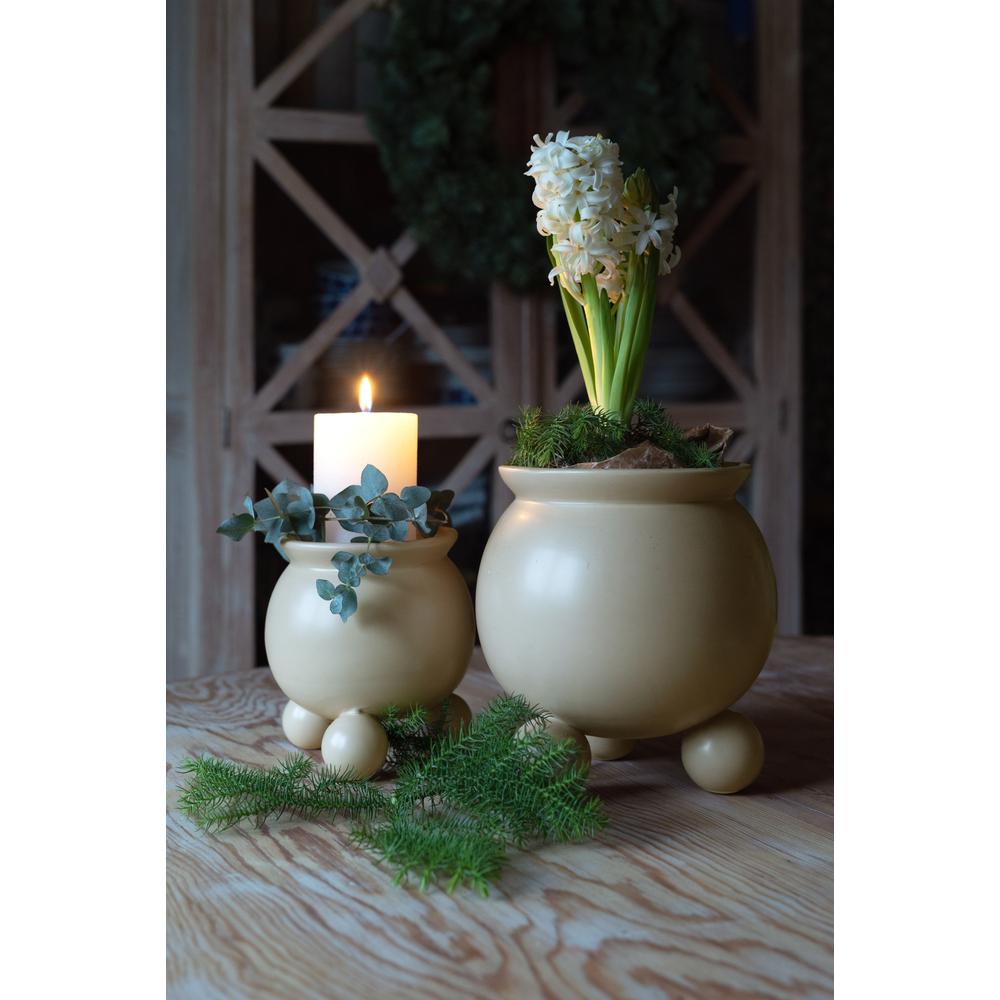 KRISTINA DAM studio Κασπώ Διακοσμητικό Κασπώ ANYA Δολομίτης Μπεζ 18XH20 cm Wikholm Form