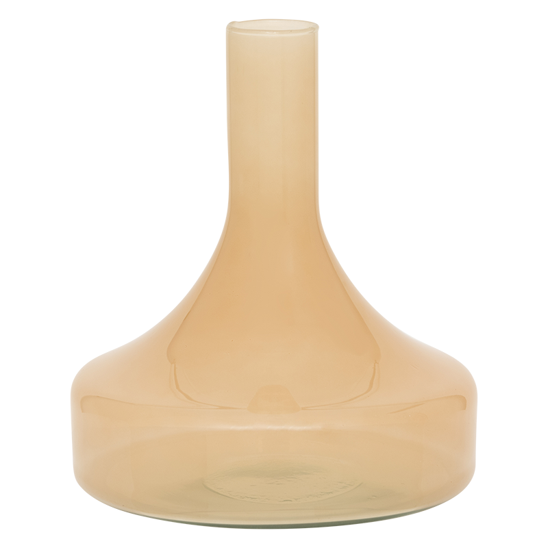 Urban Nature Culture Amsterdam Βάζο Βάζο Lela Γυάλινο Μπεζ Ø25x28 cm Urban Nature Culture Amsterdam