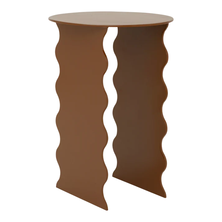 Side Table Wavy Μεταλλικό Ø 30x43.5 CM Urban Nature Culture Amsterdam