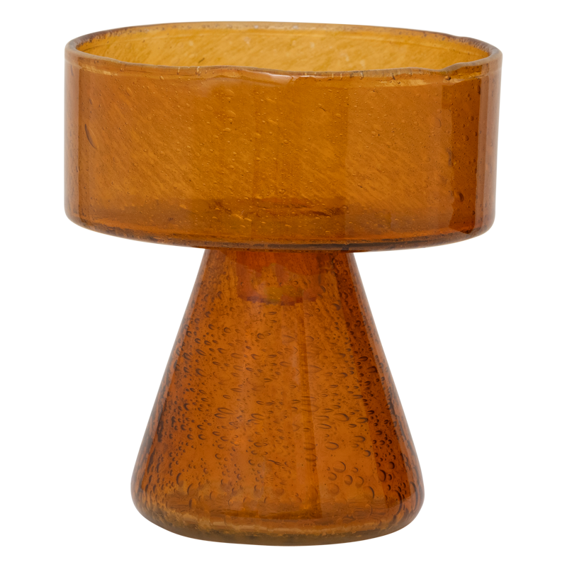 Urban Nature Culture Amsterdam Κηροπήγιο Γυάλινο Κηροπήγιο Cody - Inca Gold Ø 13 x 14.CM Urban Nature Culture Amsterdam