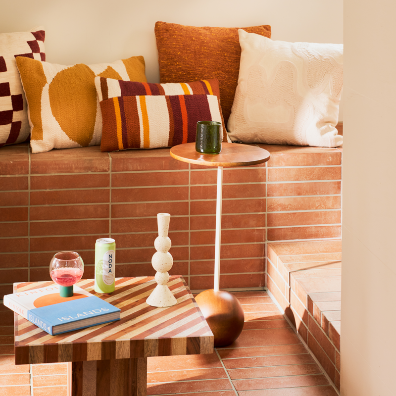 Μαξιλάρι Sele - Βαμβακερό Καφέ Μπεζ 60 x 40 cm Urban Nature Culture Amsterdam