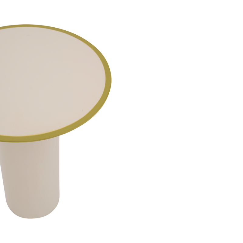 Τραπέζι Side Table Tiro Almond Milk/ Πράσινο Μεταλλικό Ø36xH42,5cm Urban Nature Culture Amsterdam
