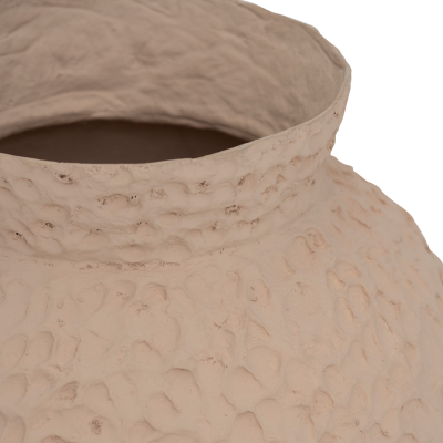 Διακοσμητικό Δοχείο Gala Cotton Μache Μπεζ Ø 37x 36cm Urban Nature Culture Amsterdam