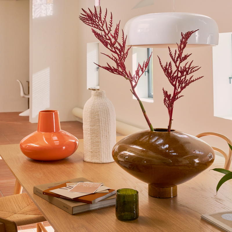 Ποτήρι Νερού Hammered Banana Palm - Γυάλινο Πράσινο Ø8,5 x H9,5 cm Urban Nature Culture Amsterdam 