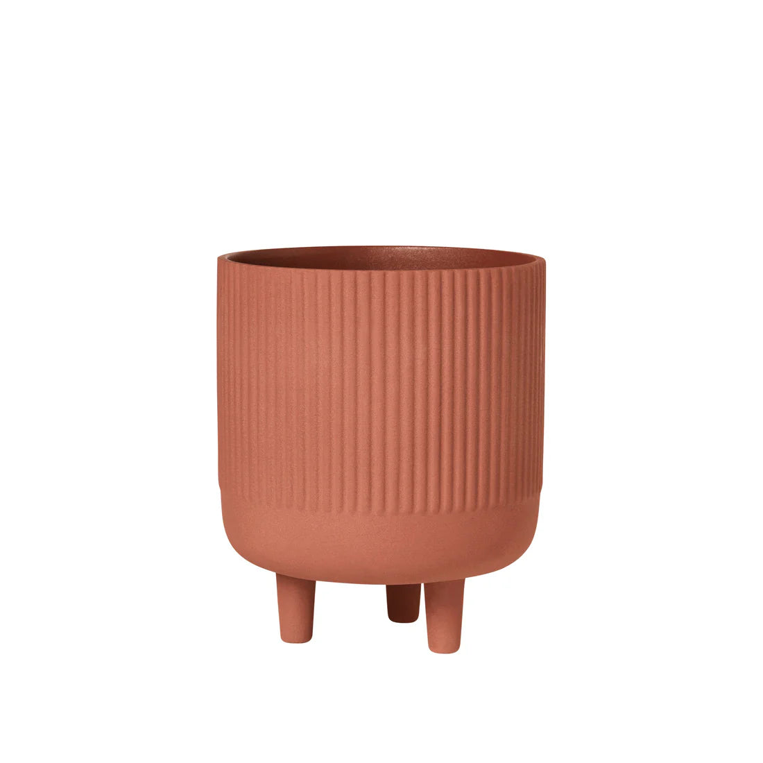 KRISTINA DAM studio ΓΛΑΣΤΡΑ Γλάστρα Bowl L - Τερακότα Κόκκινη Ø18 x H22 cm KRISTINA DAM studio