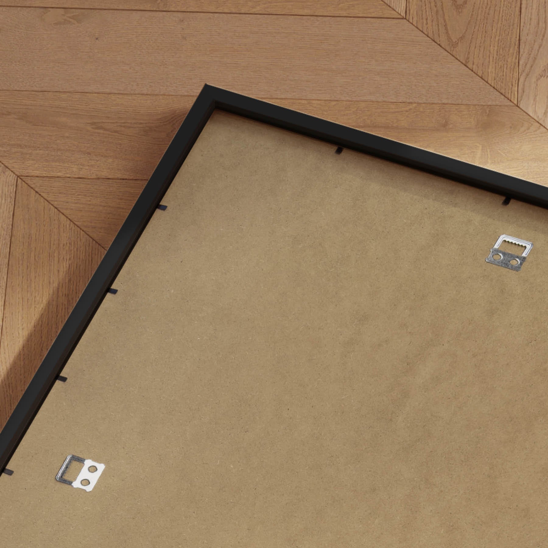 Κορνίζα Nordic Line Slim - Μαύρο Ξύλο Ακρυλικό Γυαλί W50 x H70 cm INCADO