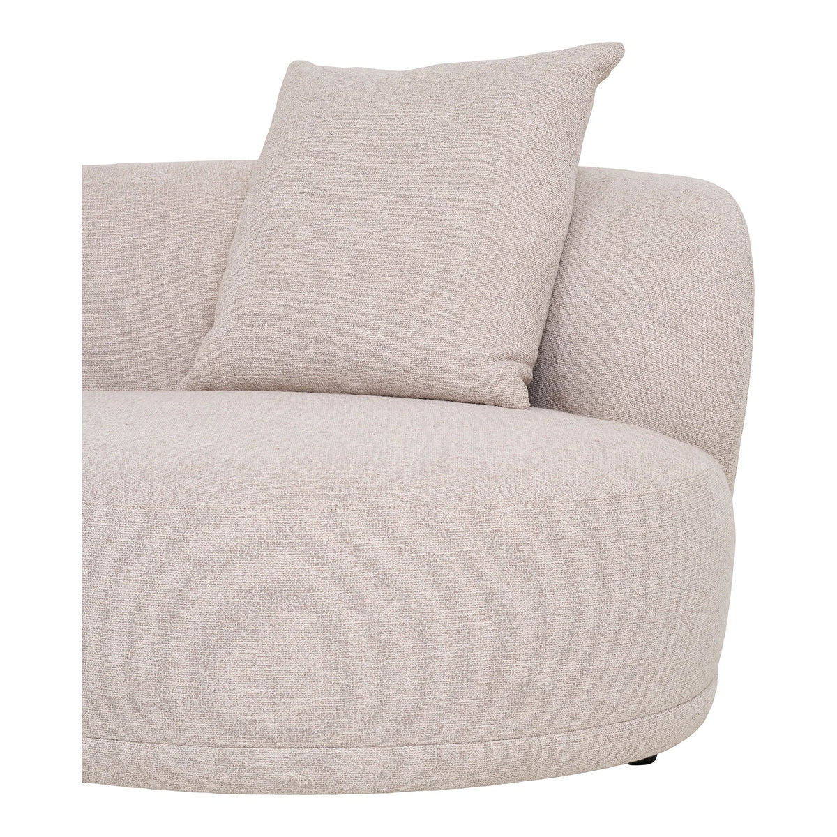 Καναπές Kingston Lounge Sofa Με 2 Μαξιλάρια, Off White, Left facing, W294 × D90/175 × H69 cm HOUSE NORDIC