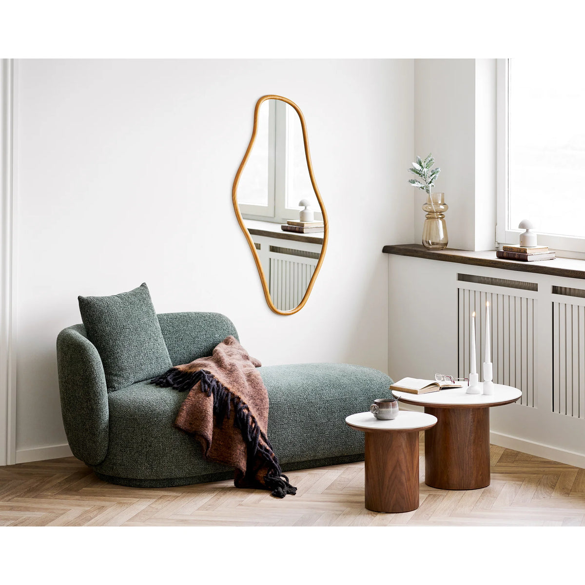 Mykonos Daybed Πράσινο – Ανάκλιντρο Π88 × Μ175 × Υ70 cm HOUSE NORDIC