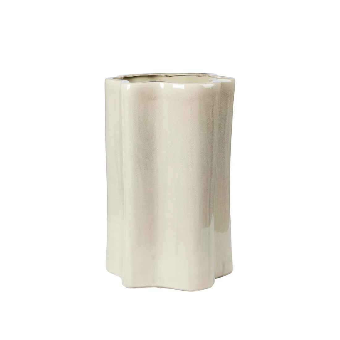 Κεραμική Γλάστρα Sonja - Γκρι W35 x D33 x H55 cm Broste Copenhagen