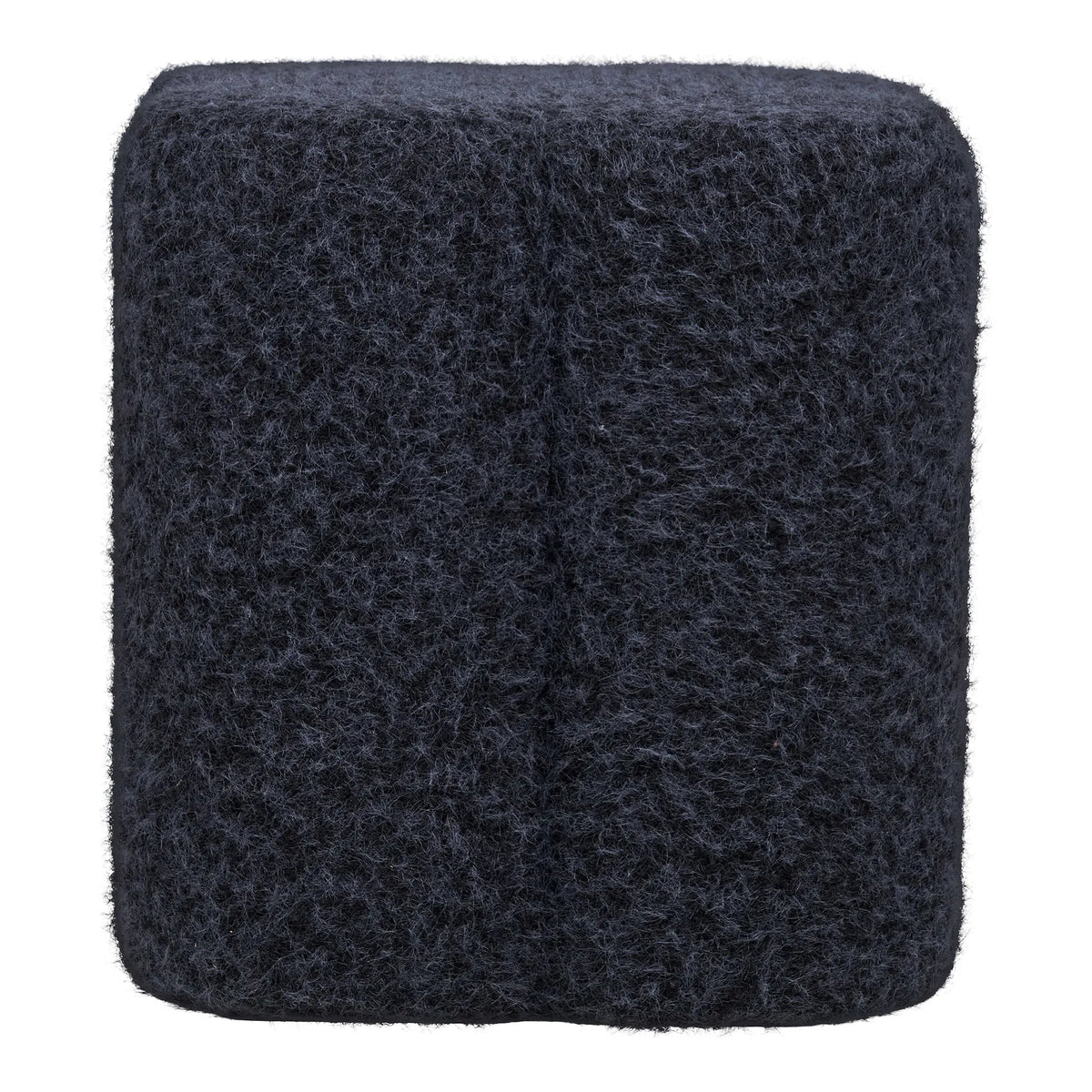 Πουφ Durban - Πολυεστέρας Μπλε Ø42 x H38 cm HOUSE NORDIC