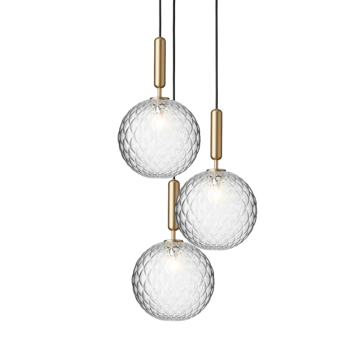 NUURA Φωτιστικό οροφής Φωτιστικό Οροφής MIIRA 3 LARGE , CLEAR μπρονζε ø370mm x max. 2500 mm  220-240V NUURA