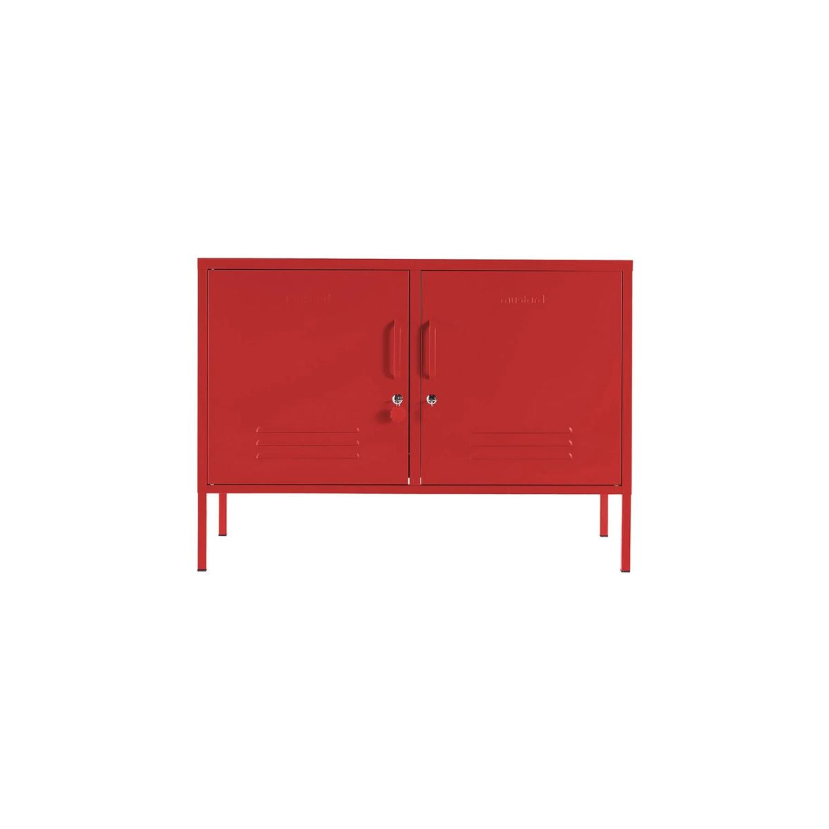 Mustard Ντουλάπι Μεταλλικό ντουλάπι Locker The Lowdown Poppy red H72xW100xD40cm Mustard