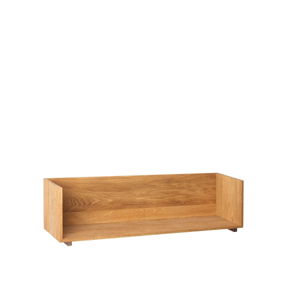 KRISTINA DAM studio shelf Ράφι Τοίχου Λαδωμένη Δρυς & Καρυδιά 22x75x25cm KRISTINA DAM