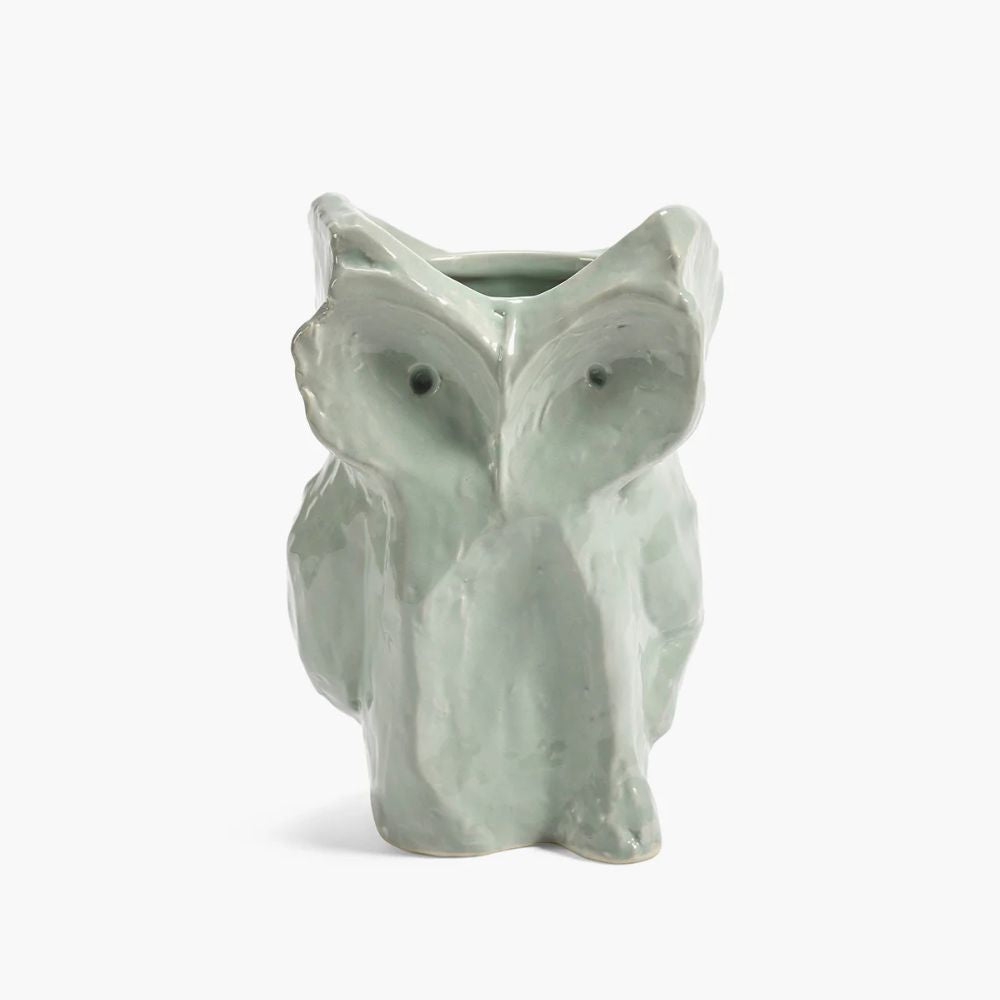 Διακοσμιτικό Βάζο Owl S Κίτρινο Κεραμικό L 16.5 W 15.5 H 23 CM SERAX - MARNI