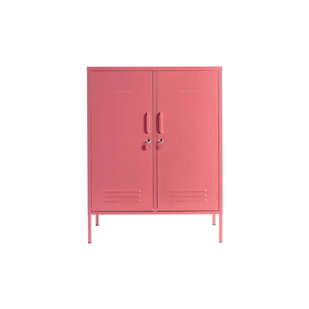 Mustard Ντουλάπι Μεταλλικό ντουλάπι Locker The Midi in Berry Χάλυβα H111xW85xD40cm Mustard