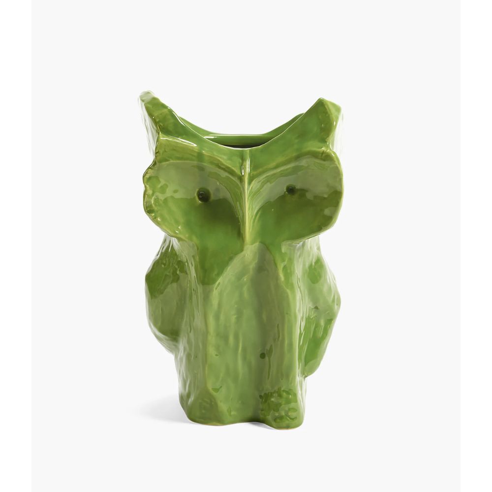 Βάζο Owl L Πράσινο Κεραμικό L 19.5 W 19.5 H 30 cm SERAX - MARNI