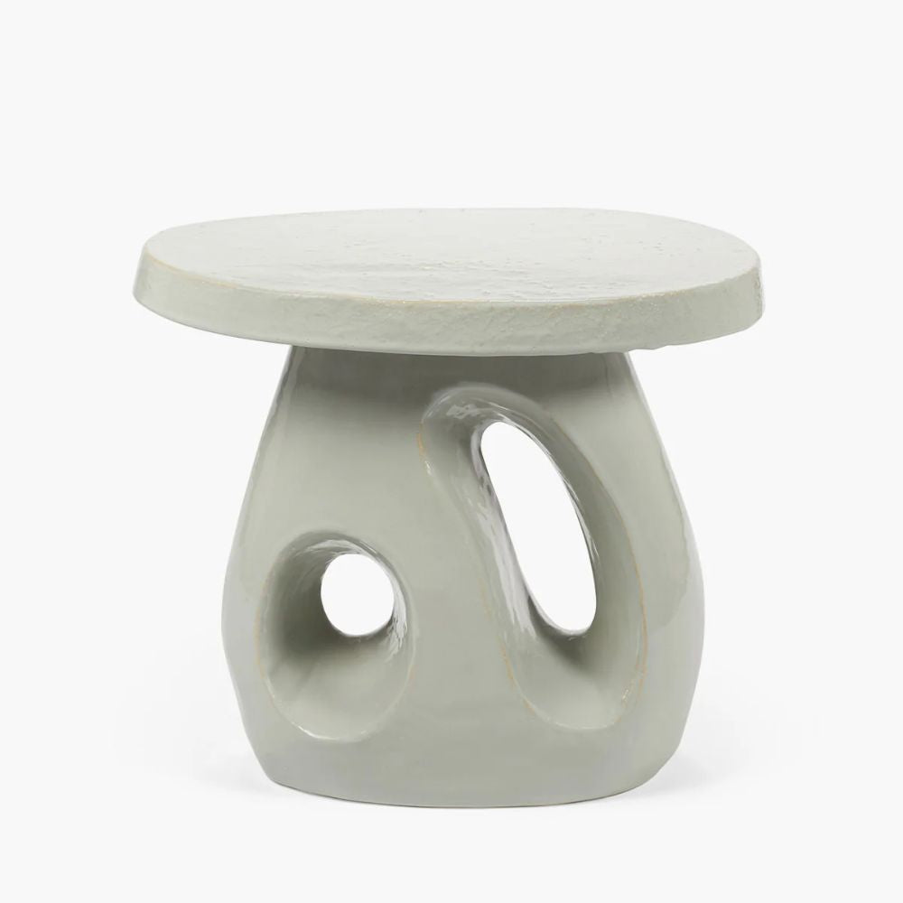 Βοηθητικό Τραπέζι Amé Light Γκρι Κεραμικό L 52 W 37 H 45cm SERAX