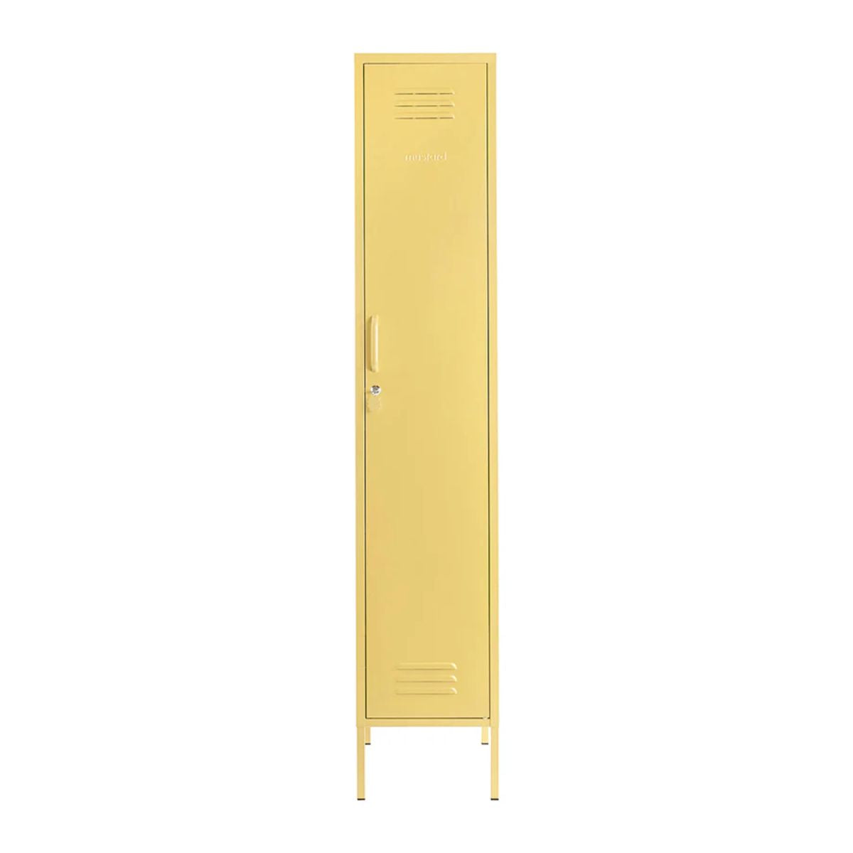 Mustard Ντουλάπι Μεταλλικό ντουλάπι Locker Skinny in butter χάλυβα H183xW35xD46cm Mustard