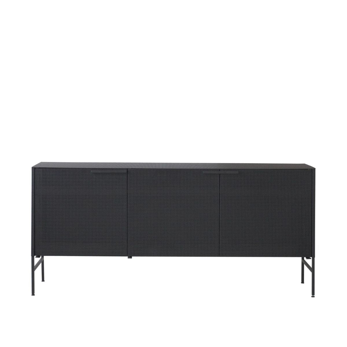 KRISTINA DAM studio cabinet Grid Sideboard Μαύρο 36x160x72cm KRISTINA DAM