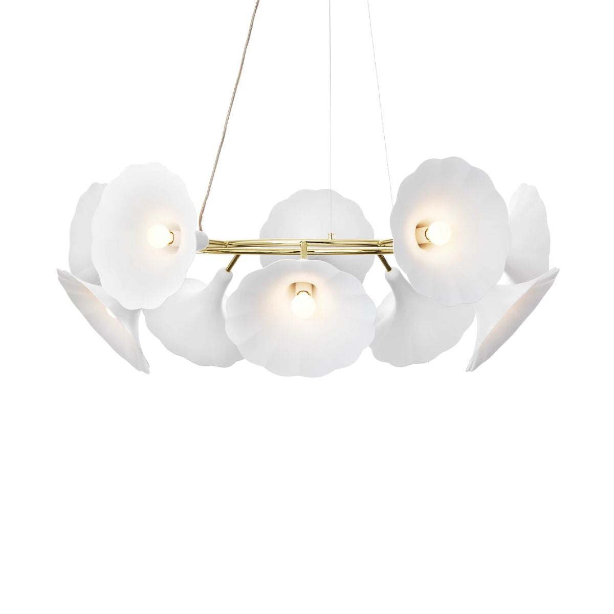 NUURA Φωτιστικό οροφής Φωτιστικό Οροφής PETALLI 10  , λευκό ø1000 mm x 400 mm 220-240V NUURA