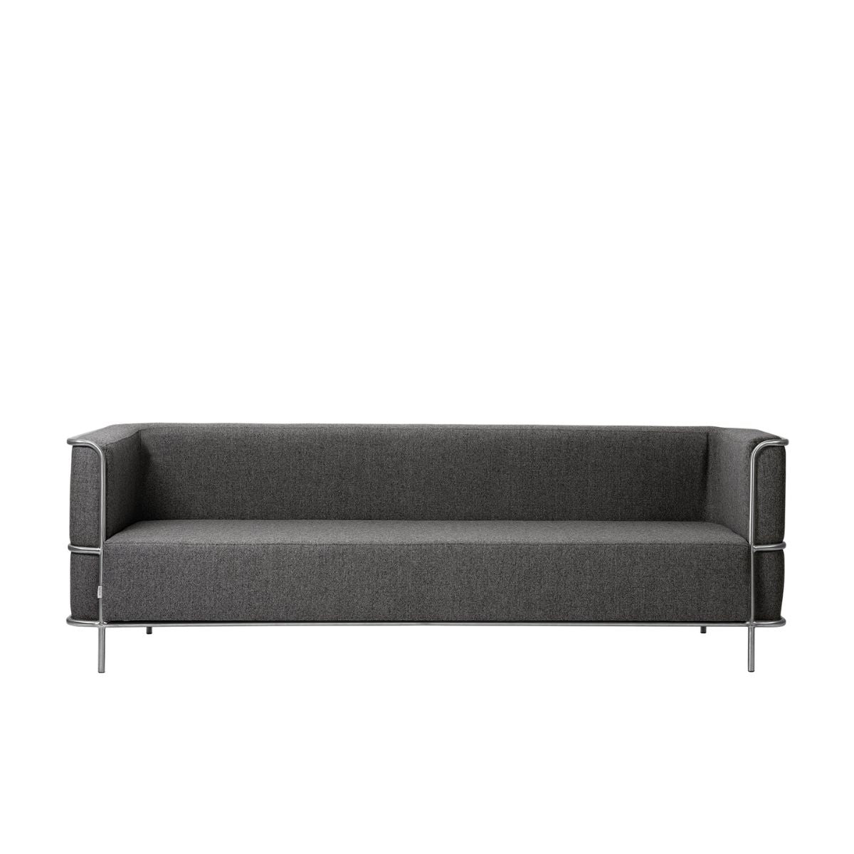 KRISTINA DAM studio couch Μοντέρνος Καναπές 3 Θέσεων Σκούρο Γκρι Μαλλί 77x220x70cm KRISTINA DAM