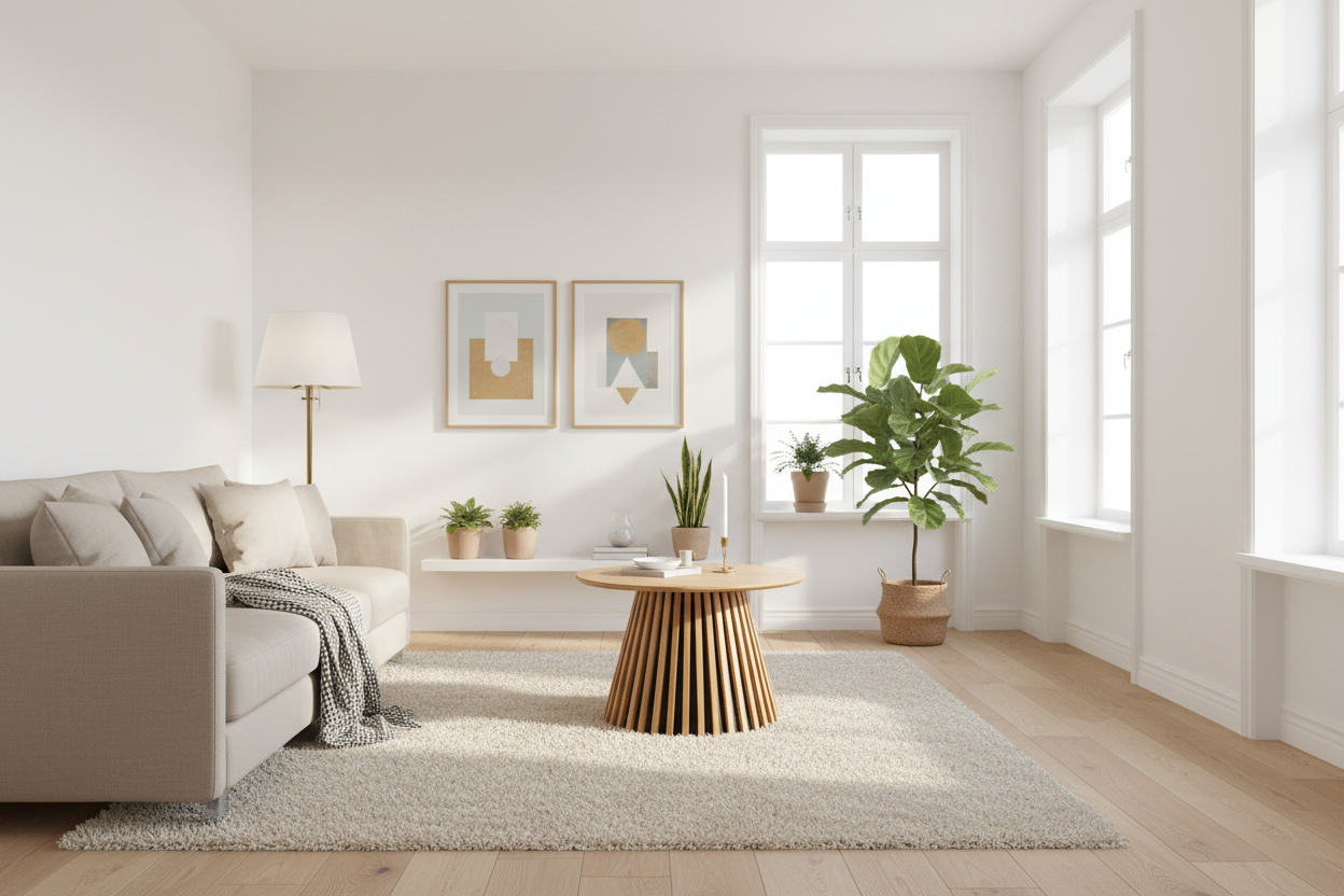 Osaka Coffee Table Φυσικός Καπλαμάς Βελανιδιά W70 x H45 cm HOUSE NORDIC