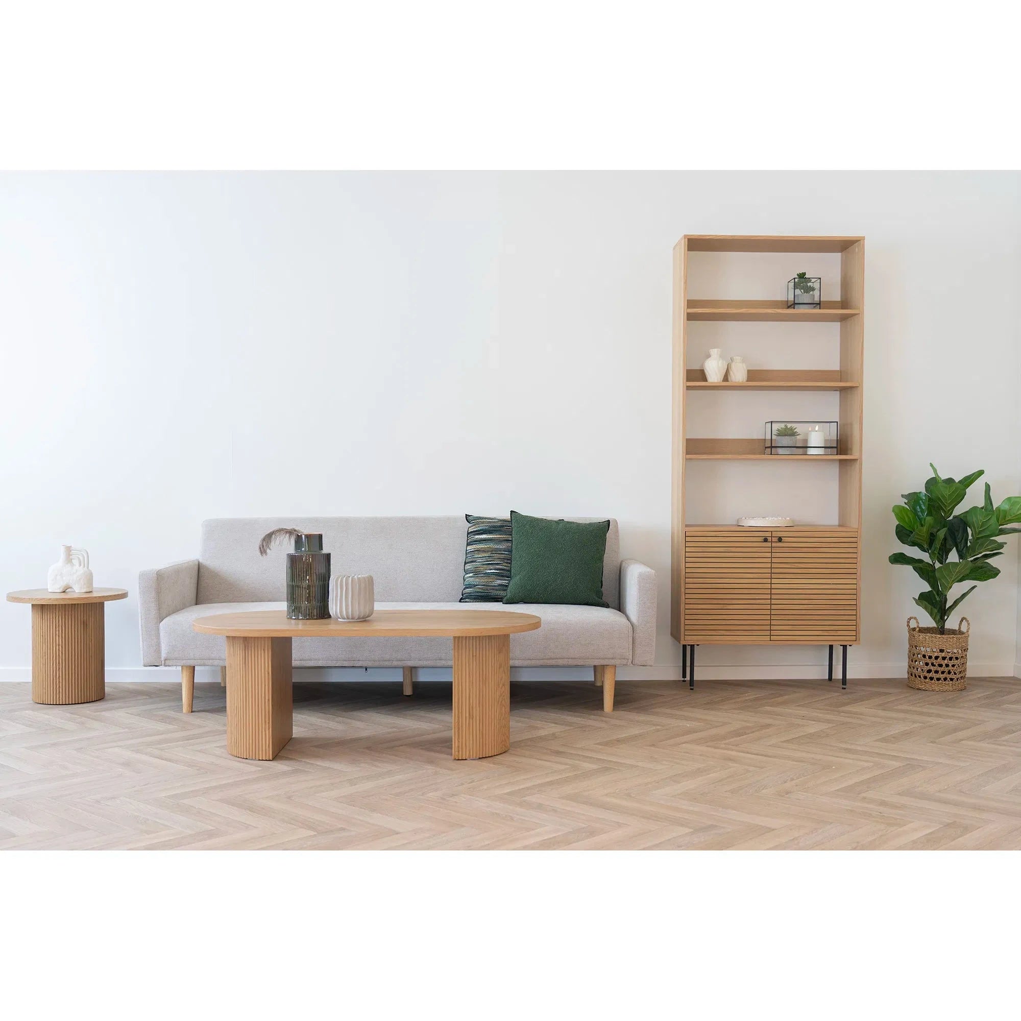 Τραπεζάκι Σαλονιού Boavista - MDF Καφέ W60 x L120 x H45 cm HOUSE NORDIC