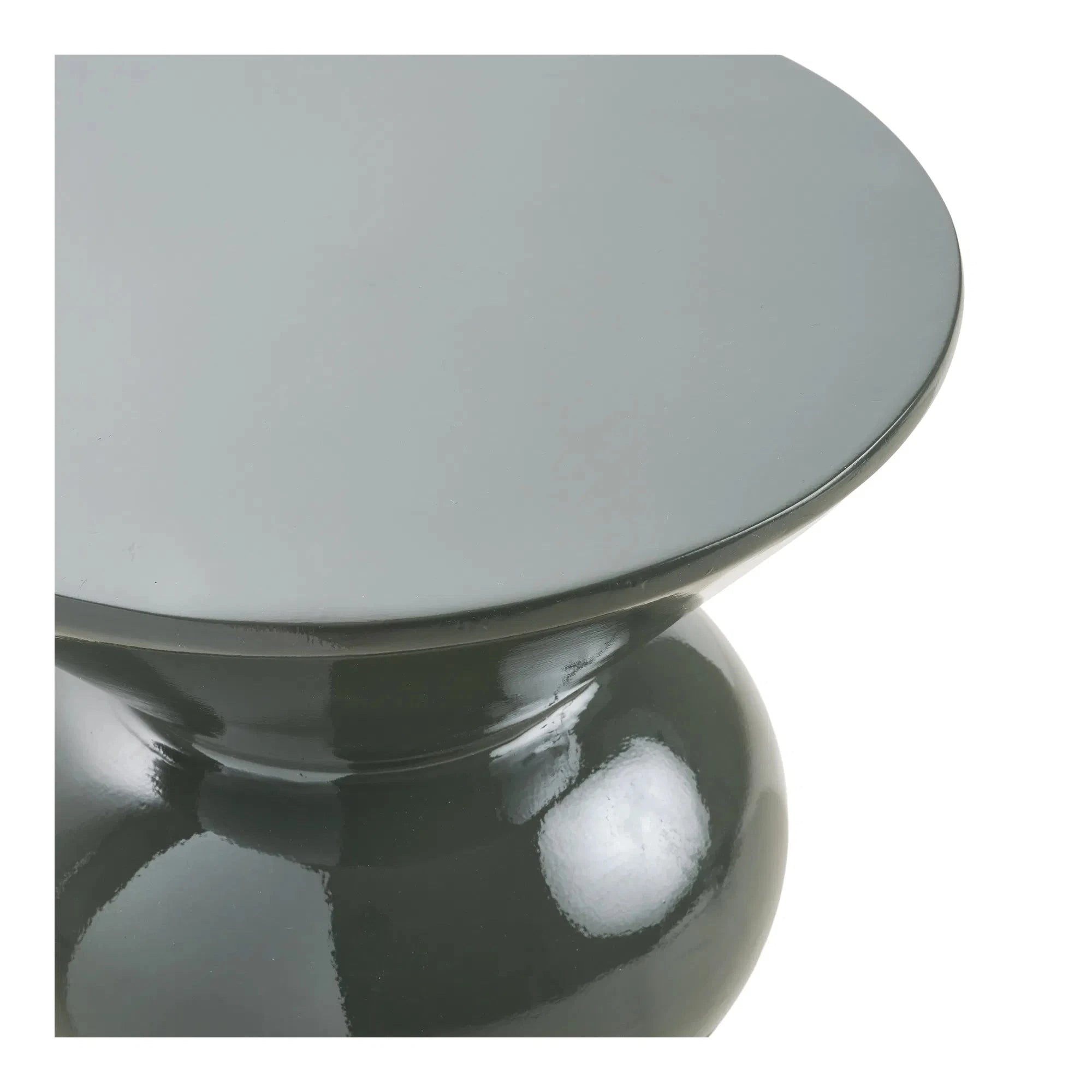 Βοηθητικό Τραπέζι Rosolina - Fiberglass Πράσινο ø34 x H41 cm HOUSE NORDIC