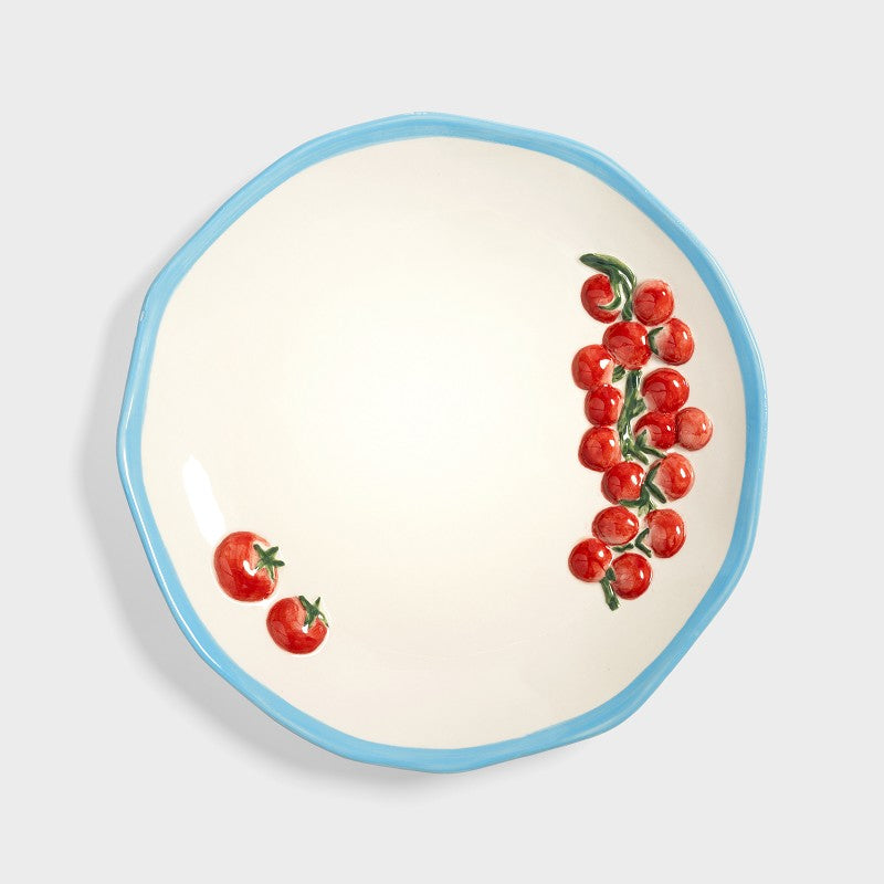 Platter Platter Pomodoro / Ceramic 3.5 x Ø 31 cm Home - &k Amsterdam
