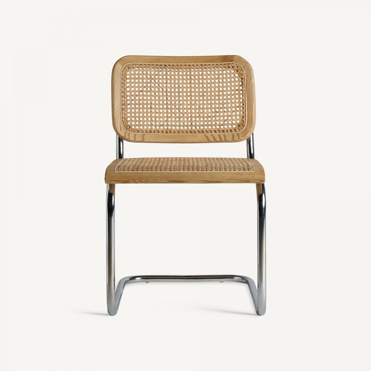 VICAL Καρέκλα Καρέκλα SINS Ξύλο Φτελιάς/Ραταν/Μέταλλο Φυσικό H79xW46xD66 cm VICAL