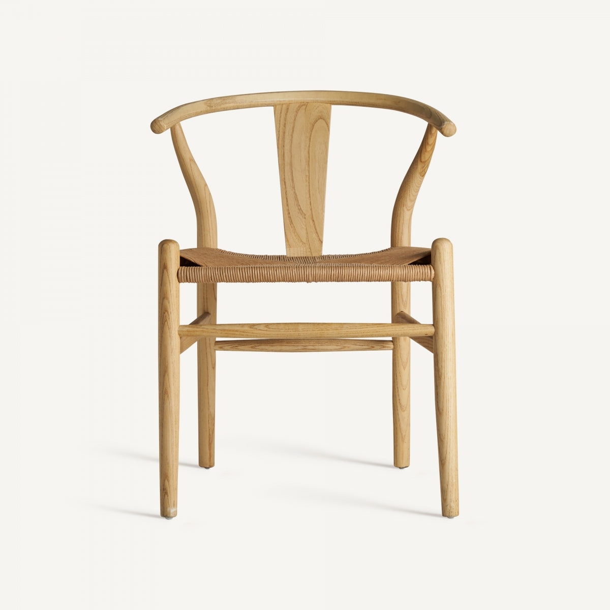 VICAL Καρέκλα Καρέκλα WISHBONE Ξύλο Φτελίας Φυσικό H77xW53xD56 cm VICAL