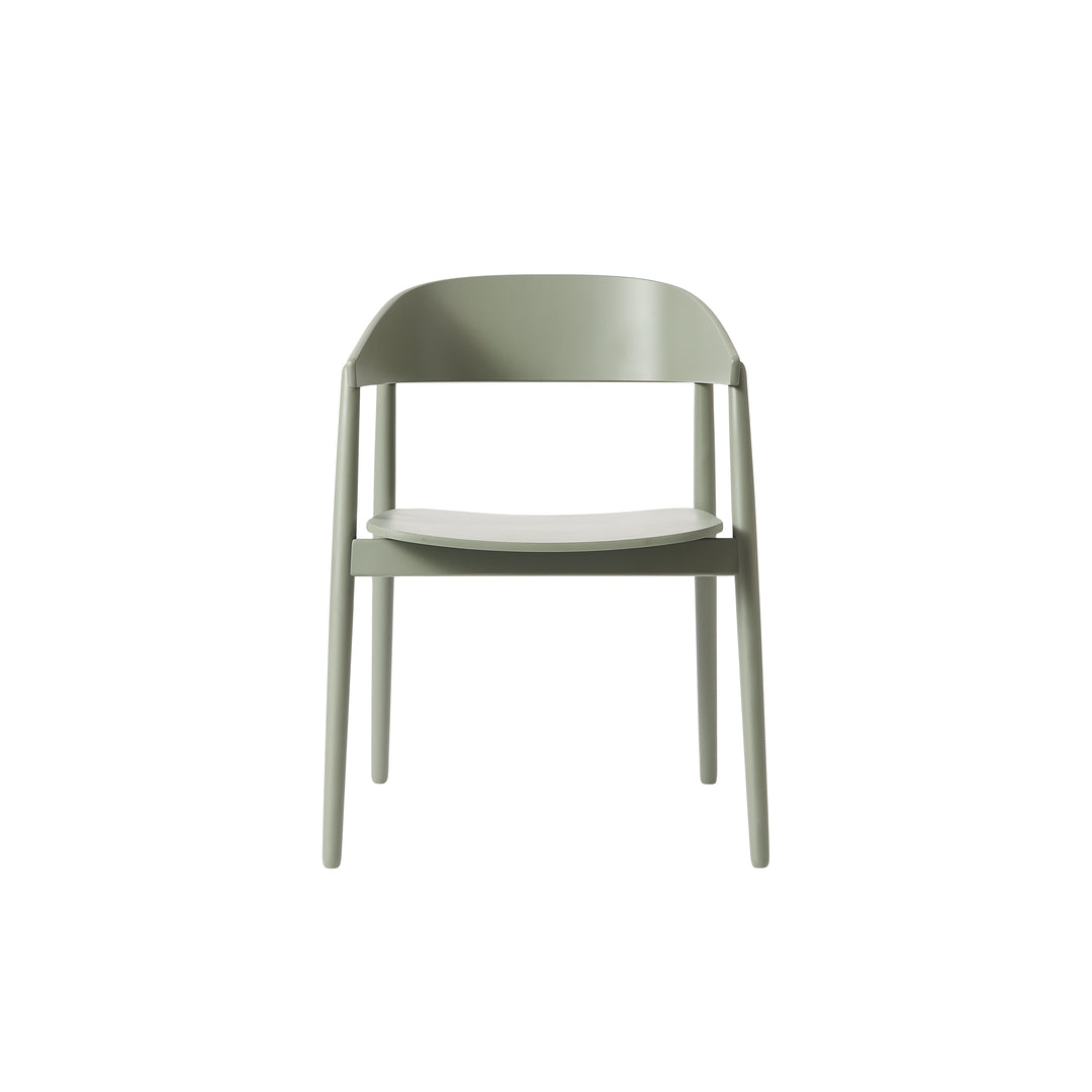 Καρέκλα AC2 Armchair - Beech Πράσινη - Οξιά / Καπλαμάς Κάθισμα  H74xW58xD53xS44 cm ANDERSEN FURNITURE