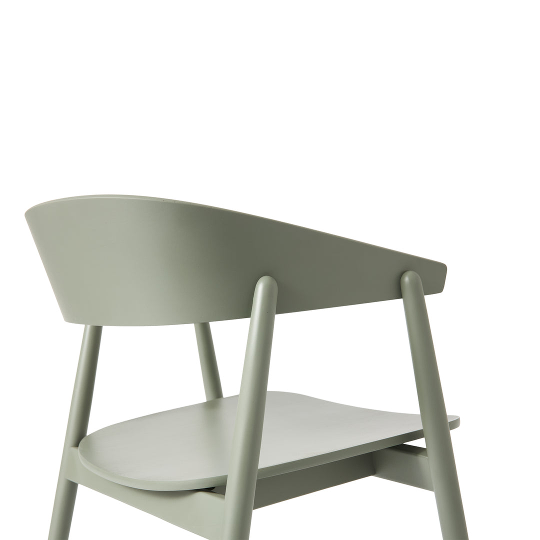 Καρέκλα AC2 Armchair - Beech Πράσινη - Οξιά / Καπλαμάς Κάθισμα  H74xW58xD53xS44 cm ANDERSEN FURNITURE
