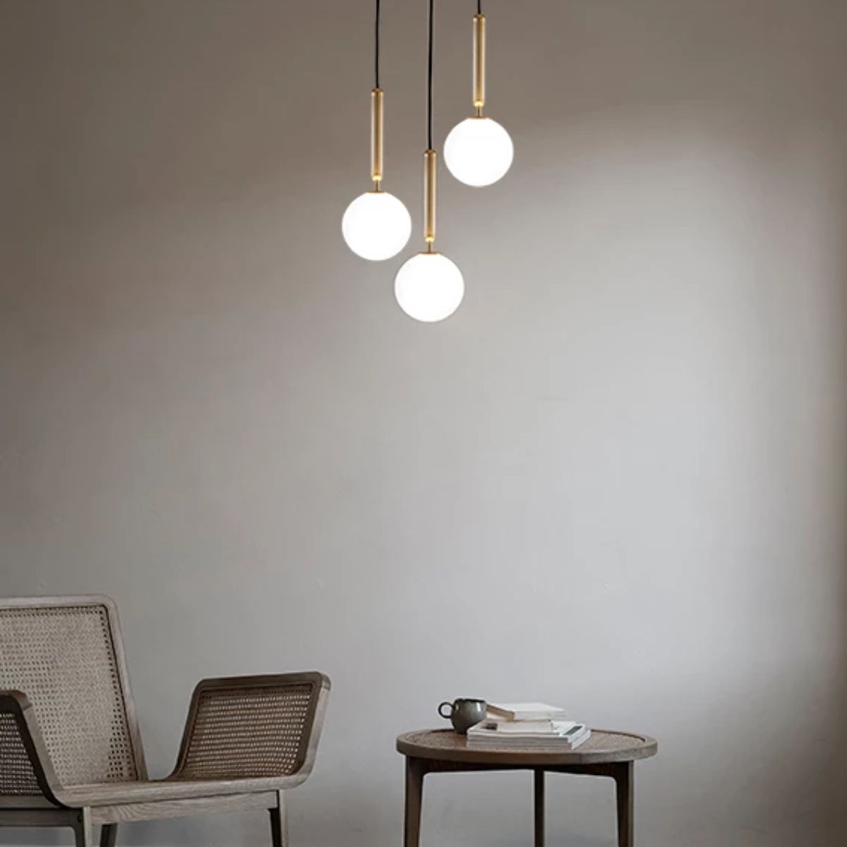 NUURA Φωτιστικό οροφής Φωτιστικό Οροφής MIIRA 3, OPAL μπρονζε ø330mm x max. 2500 mm  220-240V NUURA