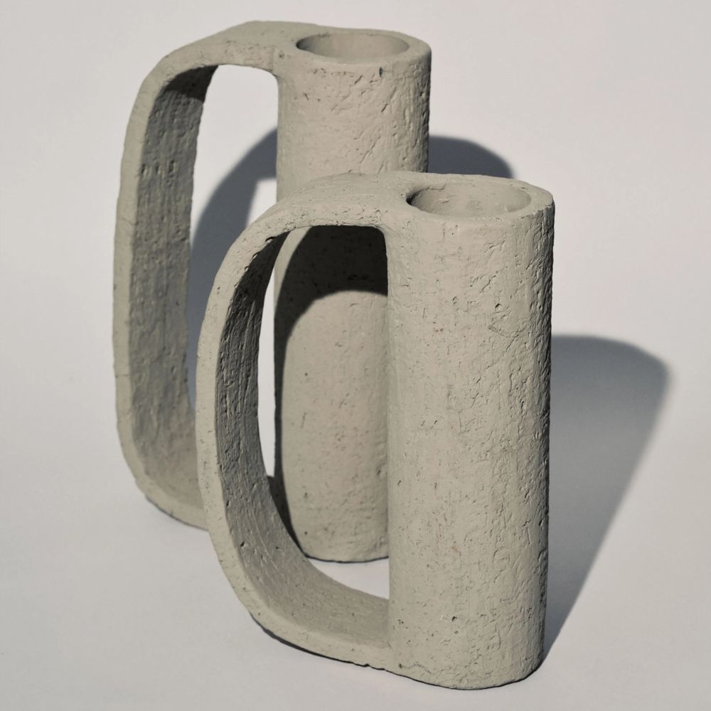 Βάζο Γκρι 02 S Cement FCK L17.5 W 8.5 H 28 cm SERAX