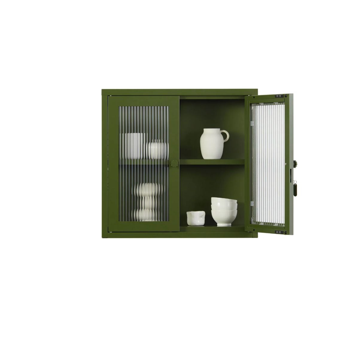 Mustard Ντουλάπι Μεταλλικό Ντουλάπι The Kit in Olive green H57xW60xD18cm Mustard