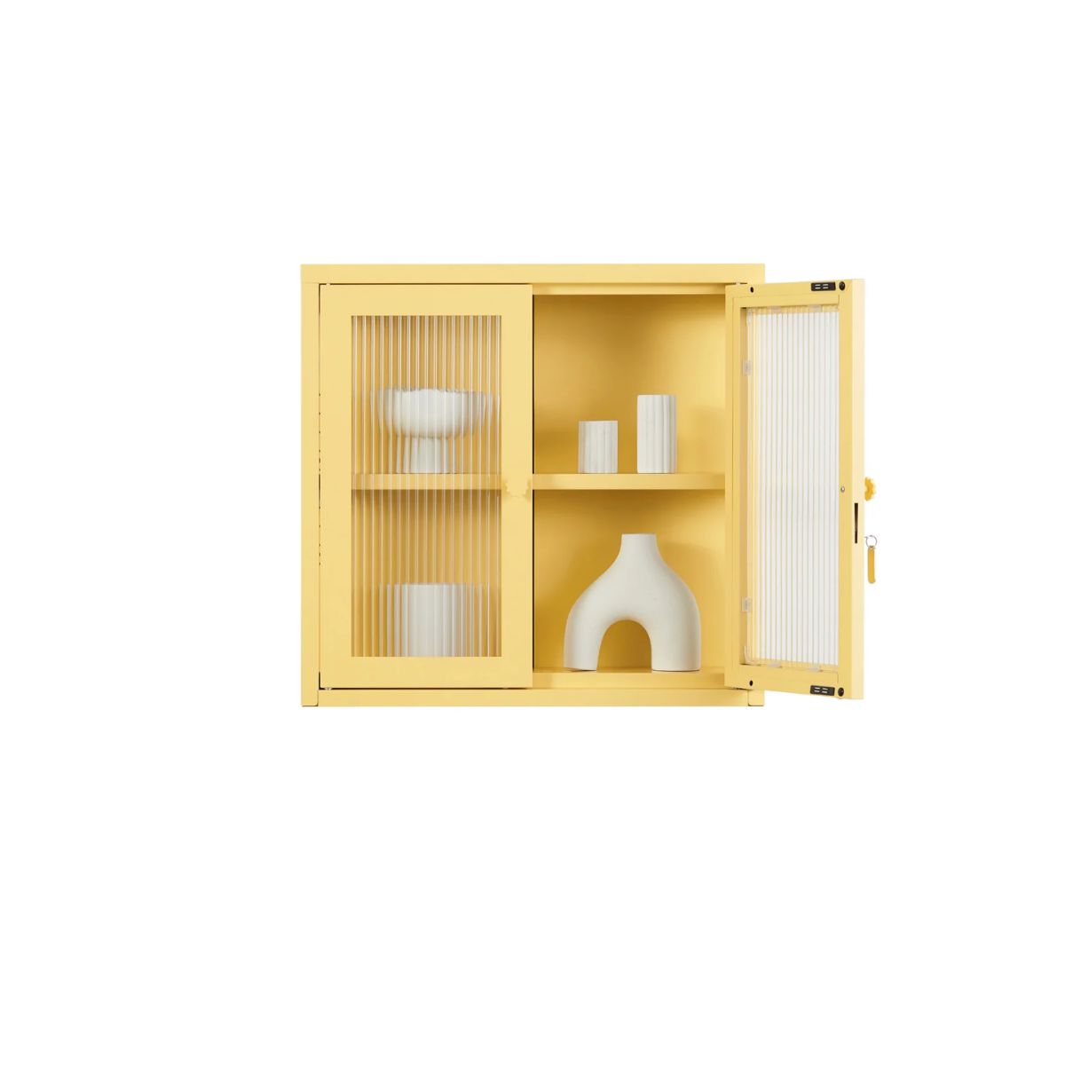 Mustard Ντουλάπι Μεταλλικό Ντουλάπι The Kit in Butter yellow Χάλυβα H57xW60xD18cm Mustard