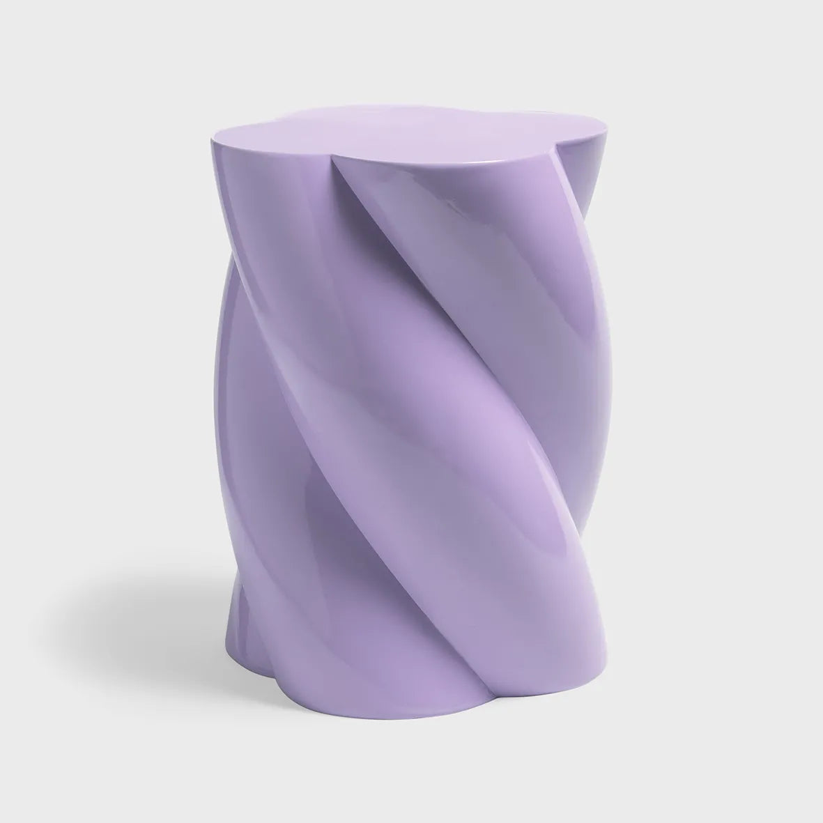 Home - &k Amsterdam Διακοσμητικά Σπιτιού Βοηθητικό τραπέζι Pillar Marshmallow Λιλά Fiber Glass 40 x 29 cm Home - &k Amsterdam