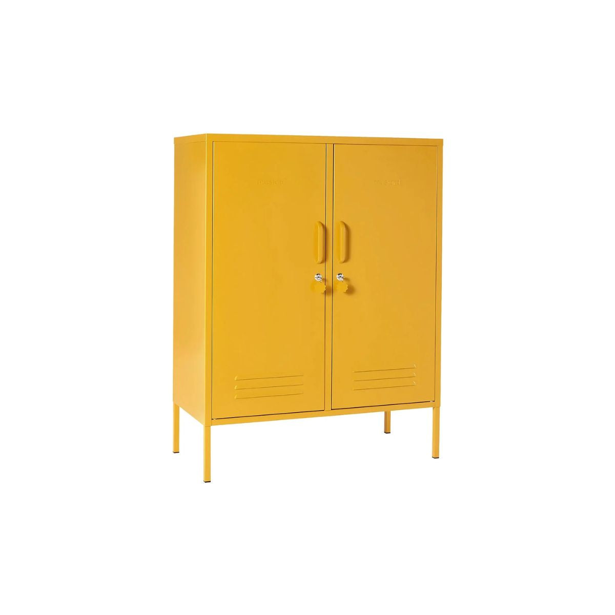 Mustard Ντουλάπι Μεταλλικό ντουλάπι Locker The Midi in Mustard Χάλυβα H111xW85xD40cm Mustard