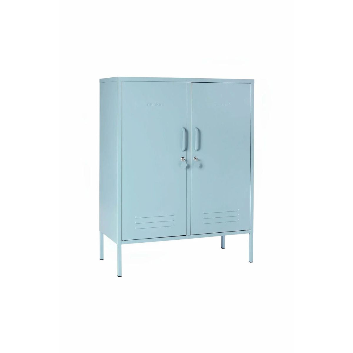 Mustard Ντουλάπι Μεταλλικό ντουλάπι Locker The Midi in Ocean Blue Χάλυβα H111xW85xD40cm Mustard