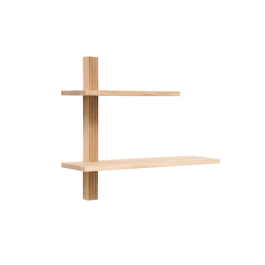Ραφιέρα Τοίχου Phase - Ξύλο Δρυός Φυσική Απόχρωση L60 x W18 x H55 cm ANDERSEN