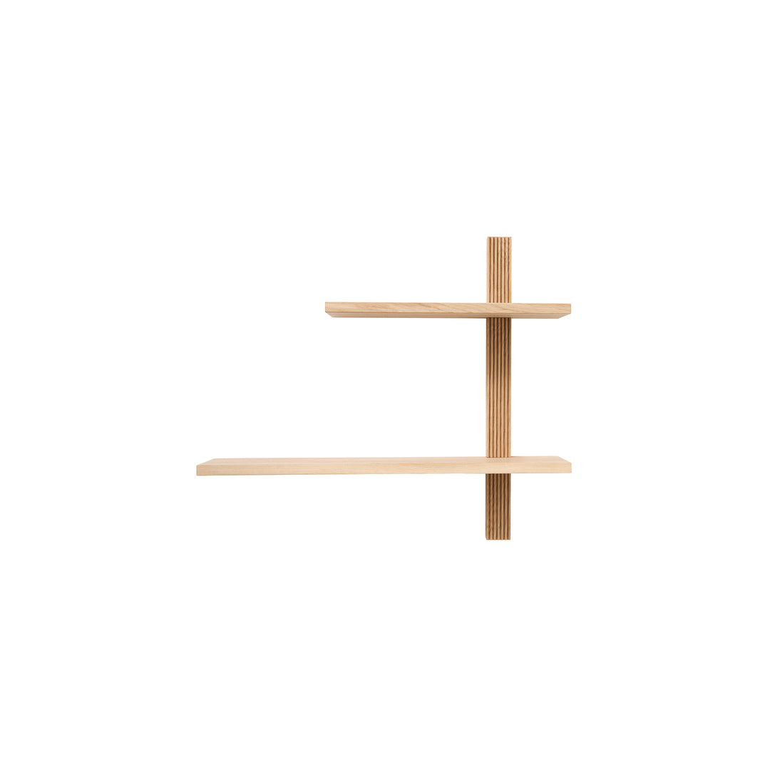 Ραφιέρα Τοίχου Phase - Ξύλο Δρυός Φυσική Απόχρωση L60 x W18 x H55 cm ANDERSEN