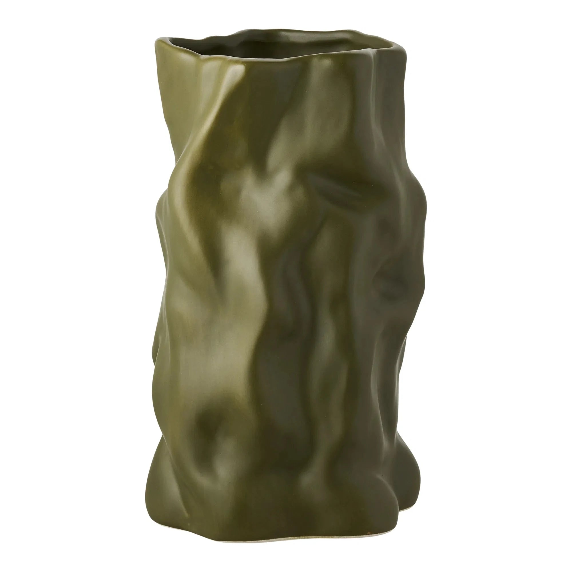 Κεραμικό Βάζο Vase - Πράσινο ø15 x H25,5 cm HOUSE NORDIC