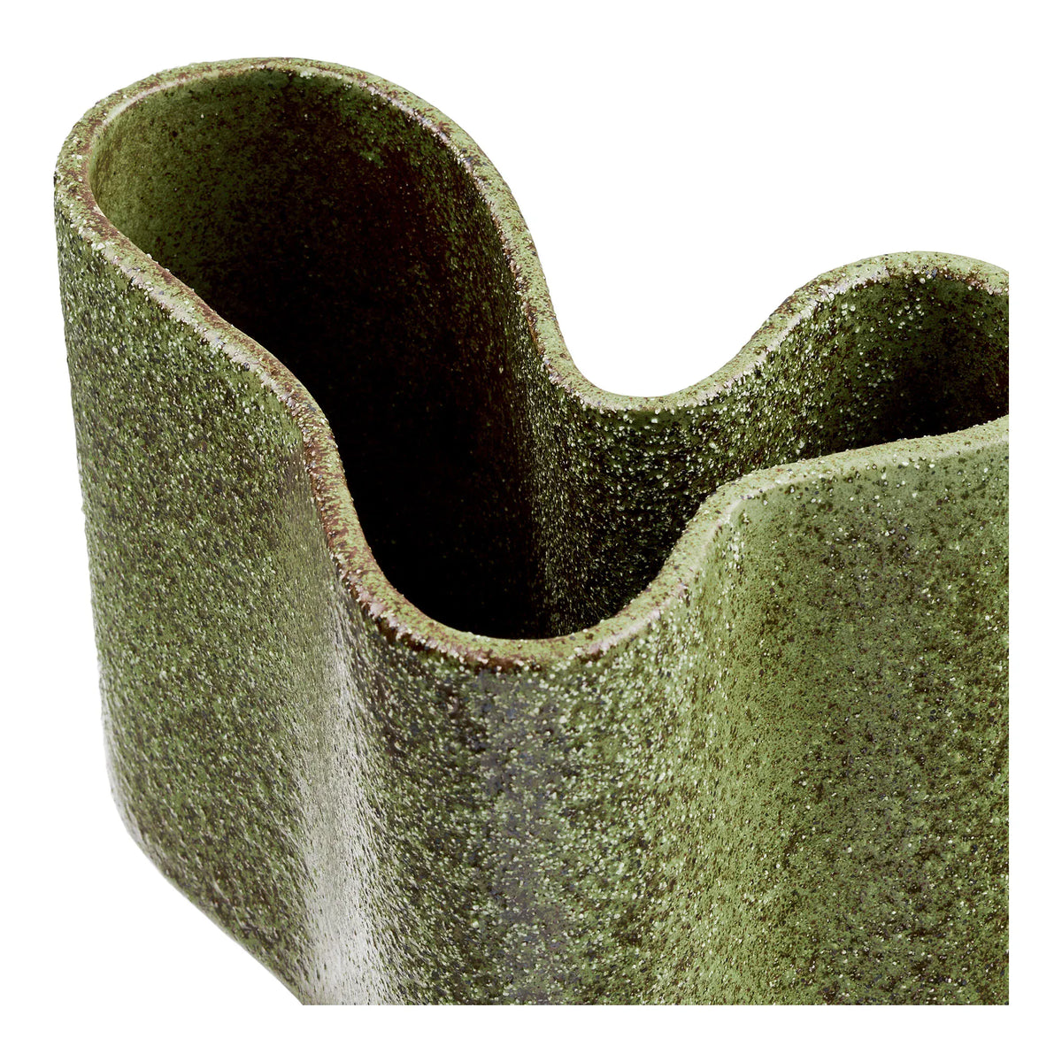 Βάζο Vase - Κεραμικό Πράσινο W14,5 x L19 x H14,5 cm HOUSE NORDIC