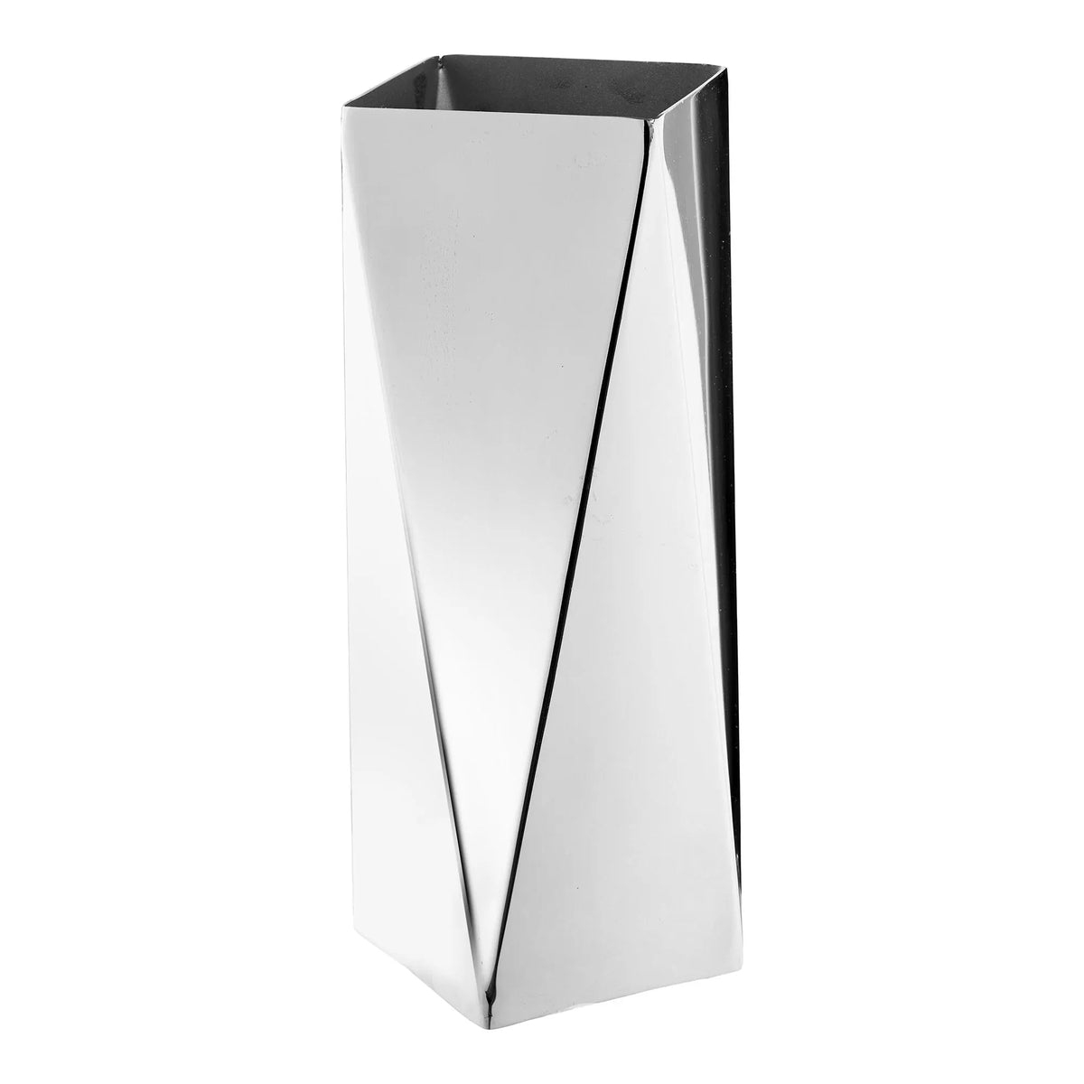 Βάζο Vase - Ανοξείδωτο Ατσάλι Ασημί W8 x L8 x H23 cm HOUSE NORDIC 