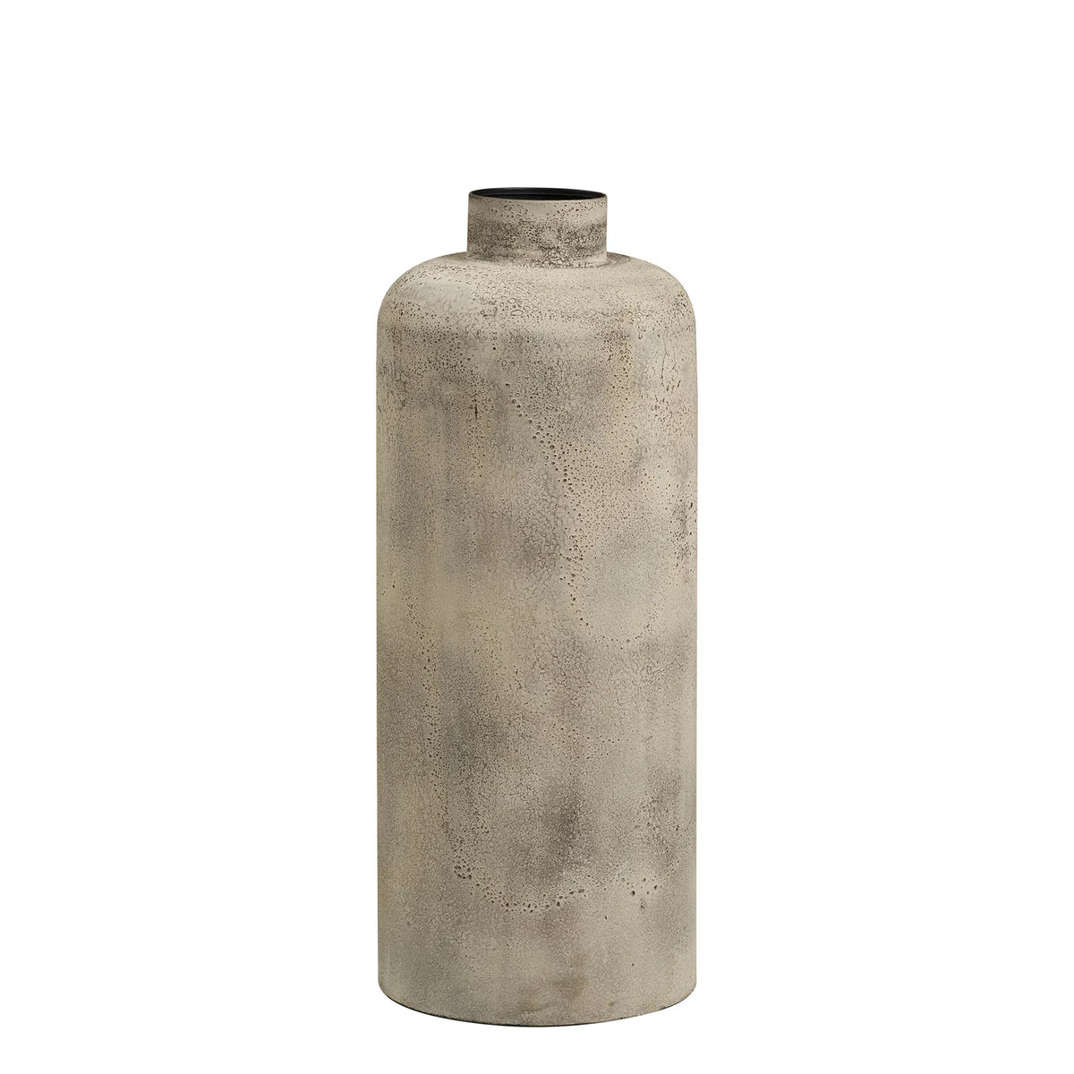 Διακοσμητικό Βάζο Hou - Antique Μπεζ Μεταλλικό Ø24 x H60.5 cm HOUSE NORDIC 