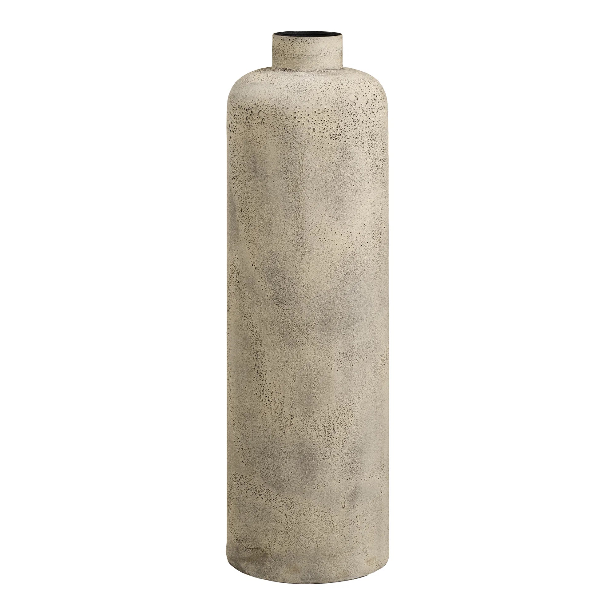 σμητικό Βάζο Hou Antique Μπεζ Μεταλλικό ø24x Η78,5 cm HOUSE NORDIC