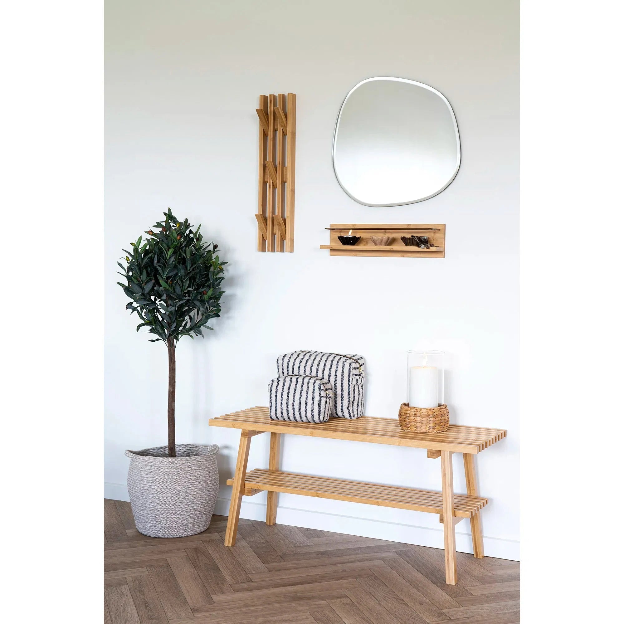Κρεμάστρα Ρούχων Ember - Μπαμπού Φυσικό Χρώμα W14 x L3.5 x H60 cm HOUSE NORDIC 